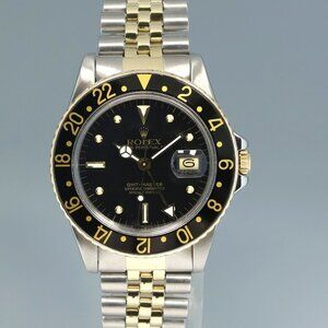 Rolex GMT Master Men's Gold Two Tone Watch